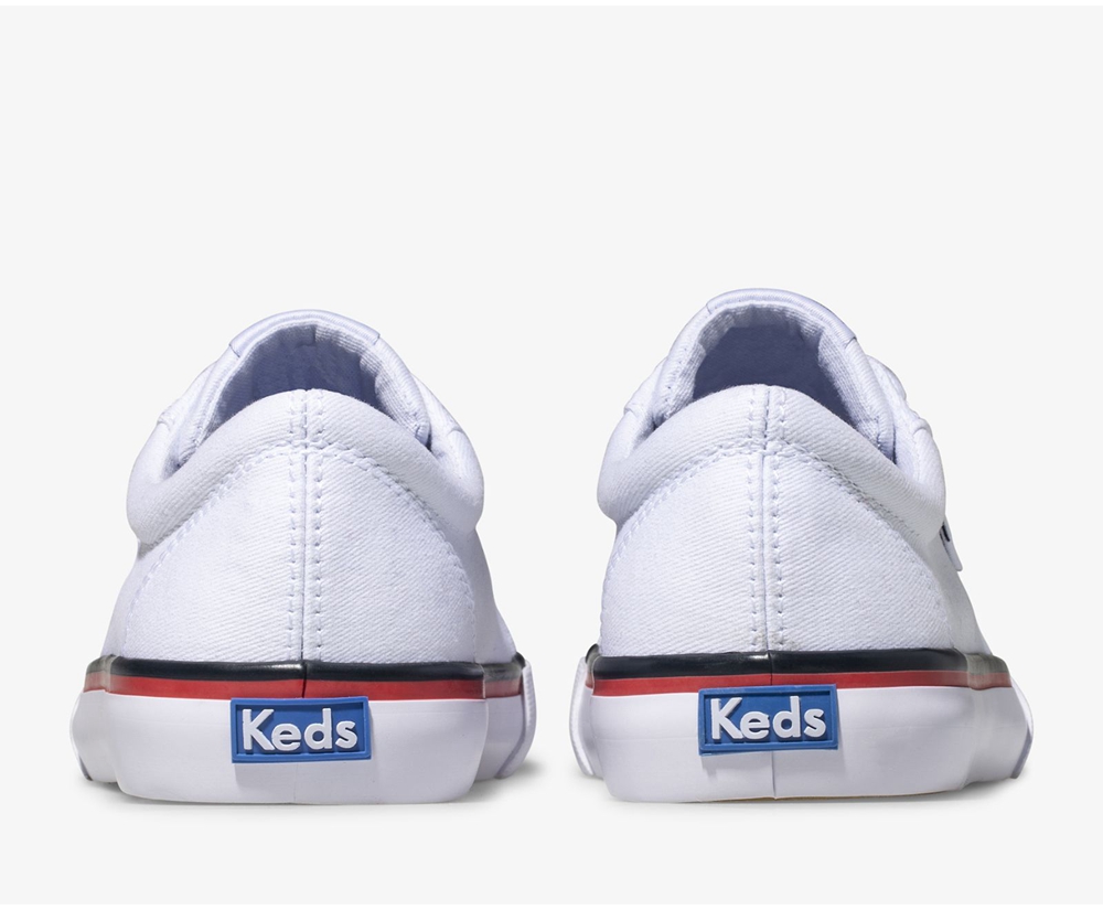 Keds Sneaker Kinder Weiß - Jump Kick Segeltuch - MZF-356709